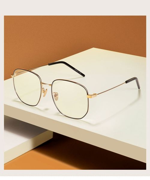 large metal frame simple and comfortable big face anti-blue light glasses frame myopia plain glasses, Silver
large metal frame simple and comfortable big face anti-blue light glasses frame myopia plain glasses, Silver