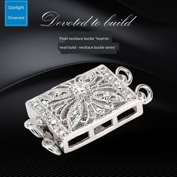 diy pearl necklace buckle stone pendant diy necklace buckle head metal pendant accessories electroplating clothing accessories, Silver
diy pearl necklace buckle stone pendant diy necklace buckle head metal pendant accessories electroplating clothing accessories, Silver