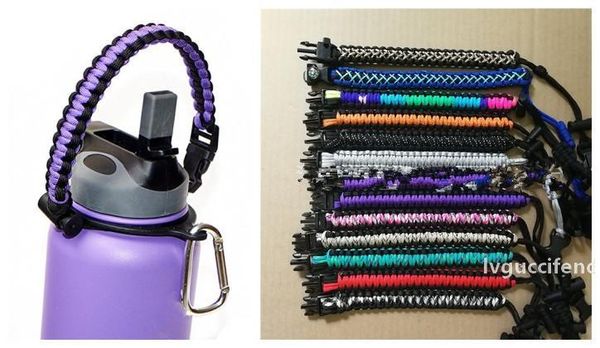 dhl paracord handle carrier rope holder strap cord for wide mouth 18oz 32oz 40oz 64oz stainless steel water bottle
dhl paracord handle carrier rope holder strap cord for wide mouth 18oz 32oz 40oz 64oz stainless steel water bottle