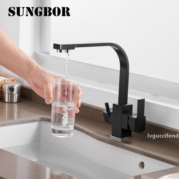 3 way drinking water faucet water filter purifier kitchen faucet black cold mixer basin tap 360 swivel kitchen faucet 0178h t200423
3 way drinking water faucet water filter purifier kitchen faucet black cold mixer basin tap 360 swivel kitchen faucet 0178h t200423