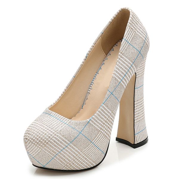 dress shoes women pumps thick high heel 35-46 pointed female office elegant lattice pattern cotton heels 14cm, Black
dress shoes women pumps thick high heel 35-46 pointed female office elegant lattice pattern cotton heels 14cm, Black