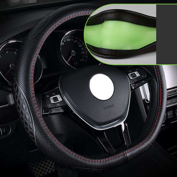 universal car steering wheel cover breathable leather customization business simple style
universal car steering wheel cover breathable leather customization business simple style