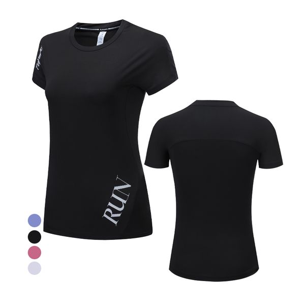 yoga run clothes breathable sport quick dry women workout shirts traning gym blouse outdoor active slim short sleeves, White;red 
yoga run clothes breathable sport quick dry women workout shirts traning gym blouse outdoor active slim short sleeves, White;red
