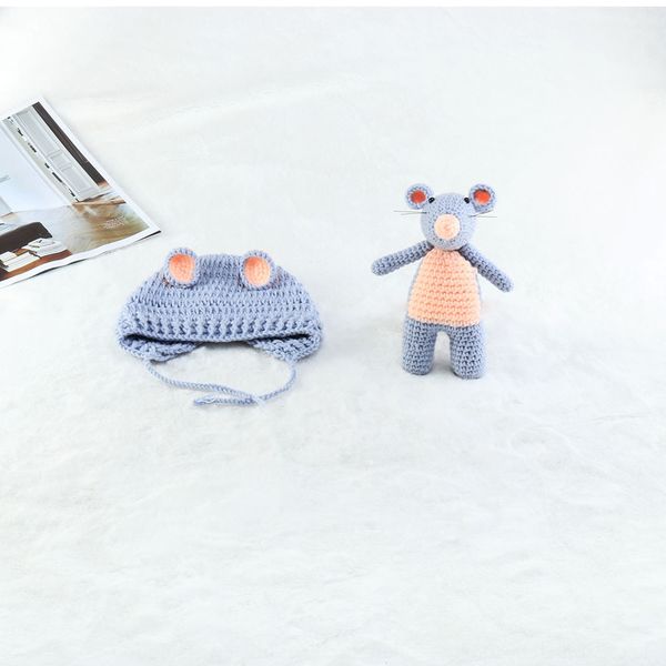 year of rat baby newborn knitted pgraphy clothing littlehat set doll props and props children doll full moon clothes, Blue;gray
year of rat baby newborn knitted pgraphy clothing littlehat set doll props and props children doll full moon clothes, Blue;gray