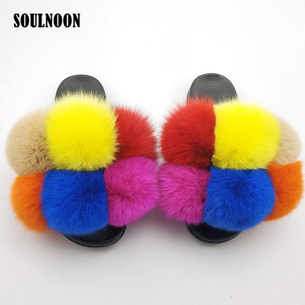 new women plush slippers 2020 real fur slippers mixed color furry slides flat fluffy home shoes female luxury flip flops, Black
new women plush slippers 2020 real fur slippers mixed color furry slides flat fluffy home shoes female luxury flip flops, Black