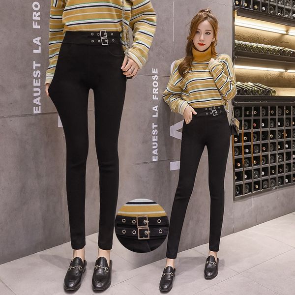 szk0i autumn new korean style black leggings tight cropped pants leggingswomen's outer wear high waist stretch tight slimming pencil le
szk0i autumn new korean style black leggings tight cropped pants leggingswomen's outer wear high waist stretch tight slimming pencil le
