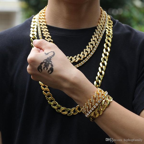 stainless steel necklaces mens 14k gold plated chains high polished miami cuban link necklace punk curb chain necklaces bracelets, Silver
stainless steel necklaces mens 14k gold plated chains high polished miami cuban link necklace punk curb chain necklaces bracelets, Silver