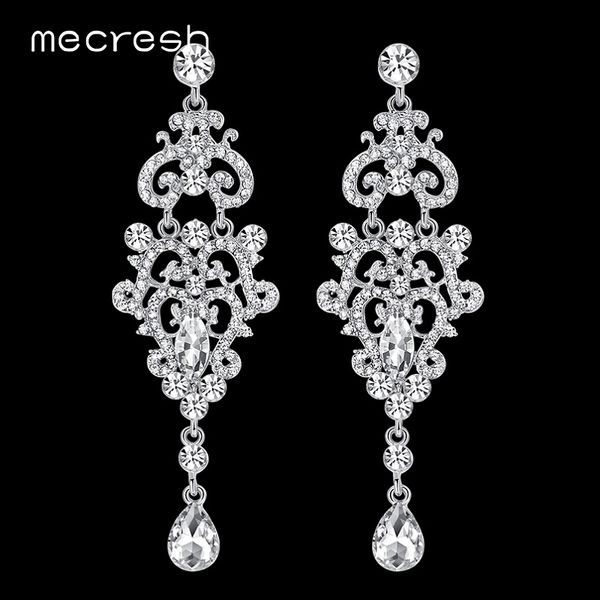 mecresh crystal chandelier wedding drop earrings silver color rhinestone long hanging dangle earrings engagement jewelry eh189
mecresh crystal chandelier wedding drop earrings silver color rhinestone long hanging dangle earrings engagement jewelry eh189