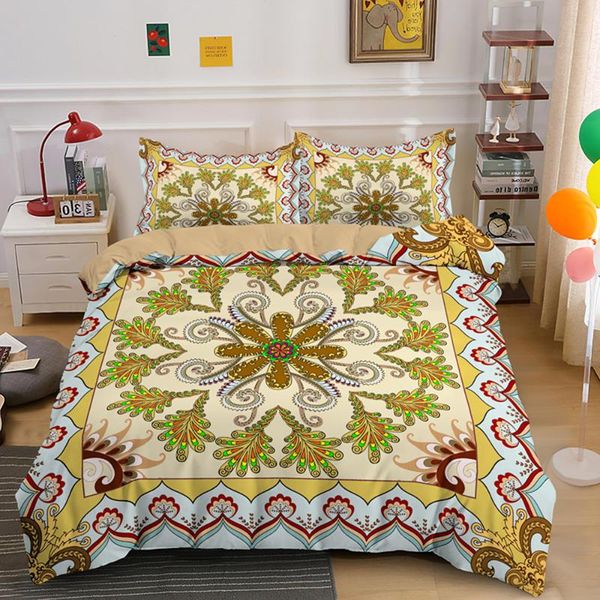 mandala bedding sets floral pattern  size duvet cover set with pillowcase single king bedline home decor textile 
mandala bedding sets floral pattern  size duvet cover set with pillowcase single king bedline home decor textile