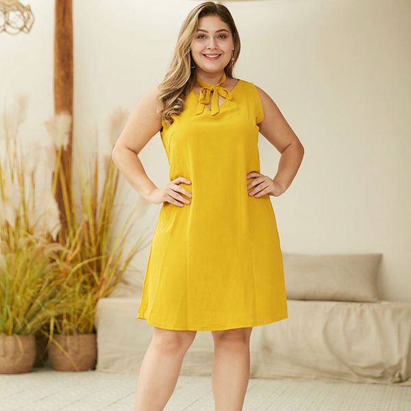 whzhm summer plus size 3xl 4xl sleevelss bow dress women yellow party casual big size a-line bow bandage dress ladies a-line, Black;gray
whzhm summer plus size 3xl 4xl sleevelss bow dress women yellow party casual big size a-line bow bandage dress ladies a-line, Black;gray