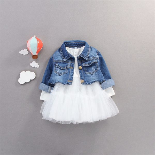 fall infant baby girls clothes outfits casual sets denim jacket + tutu dress suit for newborn baby girls clothing birthday sets, White
fall infant baby girls clothes outfits casual sets denim jacket + tutu dress suit for newborn baby girls clothing birthday sets, White