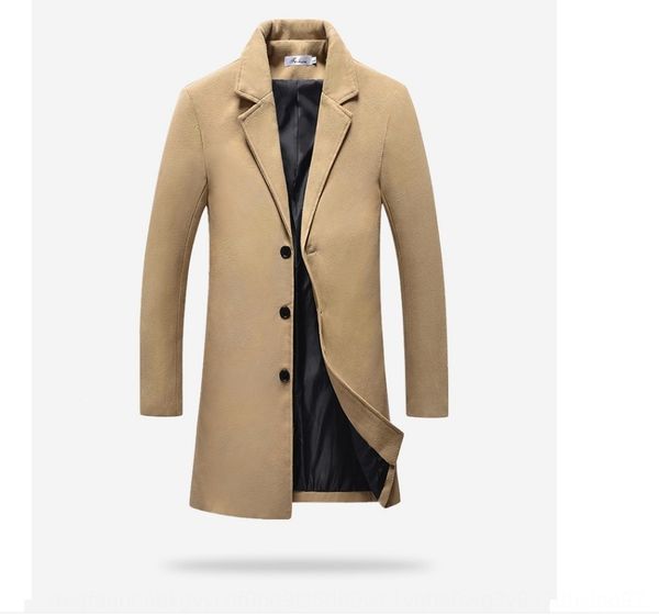 2019 new woolen mid-length slim 2019 men's new coat woolen windbreaker windbreakercoat mid-length slim men's windbreaker, Black
2019 new woolen mid-length slim 2019 men's new coat woolen windbreaker windbreakercoat mid-length slim men's windbreaker, Black