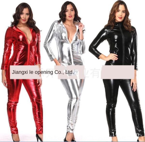 q9idu xs-6xl underwear patent one-piece tight underwear coat leather coat queen suit crotch leather suit nightclub performance uniform, Black;white
q9idu xs-6xl underwear patent one-piece tight underwear coat leather coat queen suit crotch leather suit nightclub performance uniform, Black;white