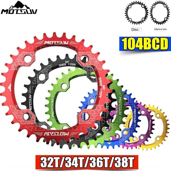 104bcd tooth positive and negative tooth plate 32t 34t 36t 38t mountain bike bicycle bicycle single speed elliptical plate
104bcd tooth positive and negative tooth plate 32t 34t 36t 38t mountain bike bicycle bicycle single speed elliptical plate
