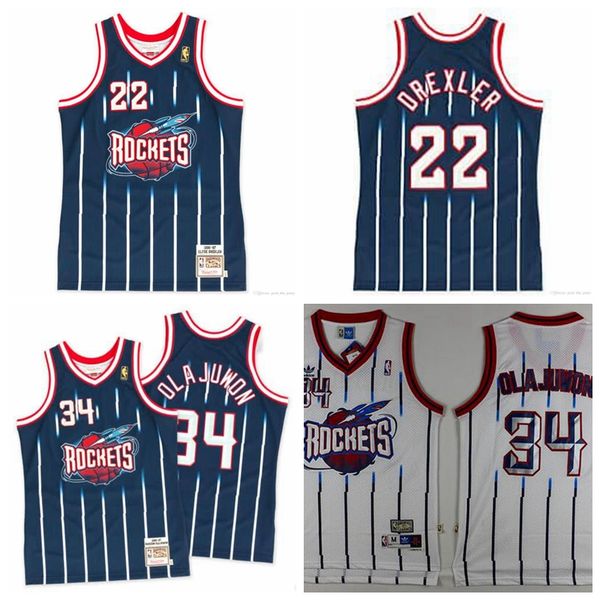 men houston rockets hakeem olajuwon 34 clyde drexler 22 mitchell & ness teal road 1996-97 hardwoods classics authentic jersey, Black;red
men houston rockets hakeem olajuwon 34 clyde drexler 22 mitchell & ness teal road 1996-97 hardwoods classics authentic jersey, Black;red