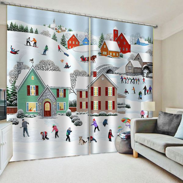 new 3d christmas curtains bedroom living room windproof thickening blackout fabric soundproof windproof curtains
new 3d christmas curtains bedroom living room windproof thickening blackout fabric soundproof windproof curtains