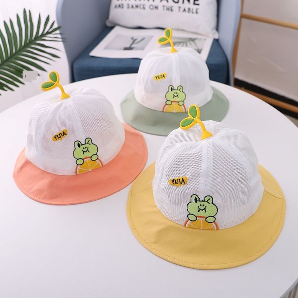 bhc2w bida children's cartoon frog breathable net hat small bean sprout big eaves baby fisherman bida children's new style sun hat, Yellow
bhc2w bida children's cartoon frog breathable net hat small bean sprout big eaves baby fisherman bida children's new style sun hat, Yellow
