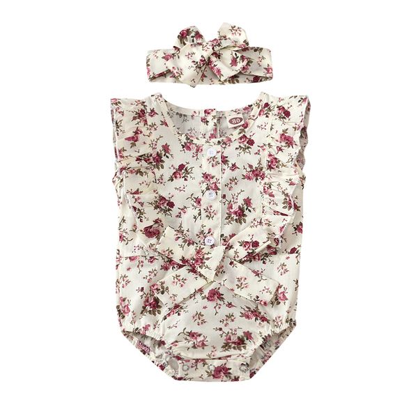 imcute 2020 newborn infant baby girl button floral print ruffle sleeve romper jumpsuit with headhand, Blue
imcute 2020 newborn infant baby girl button floral print ruffle sleeve romper jumpsuit with headhand, Blue