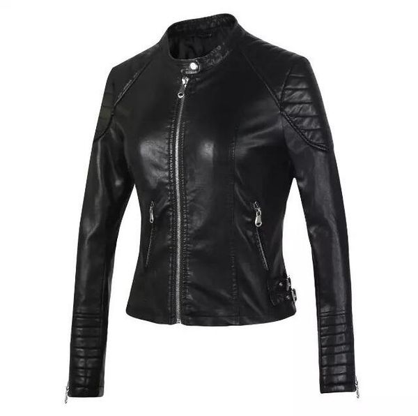 2020 fashion women elegant zipper faux leather biker jacket in brown black slim ladies coat casual brand motorcycle leather coat
2020 fashion women elegant zipper faux leather biker jacket in brown black slim ladies coat casual brand motorcycle leather coat