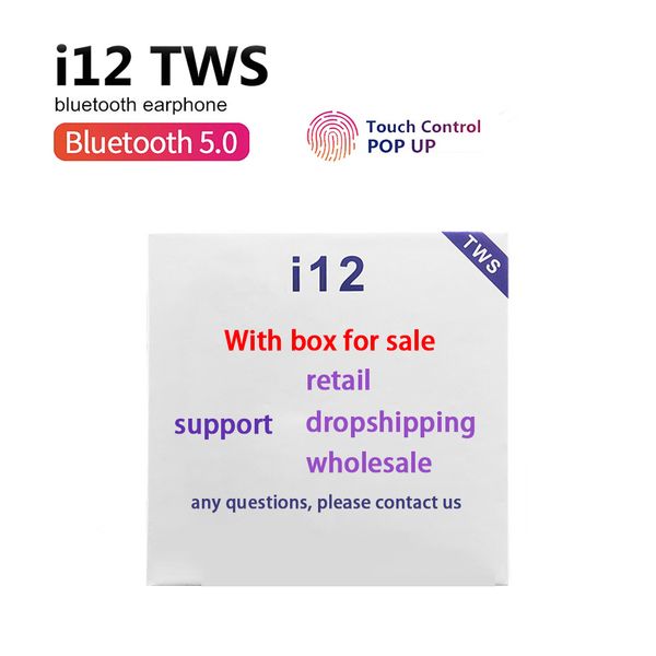 i12 tws color bluetooth headphones v5.0 touch wireless earphone mini earbuds with charging box bluetooth headset fit all phones
i12 tws color bluetooth headphones v5.0 touch wireless earphone mini earbuds with charging box bluetooth headset fit all phones