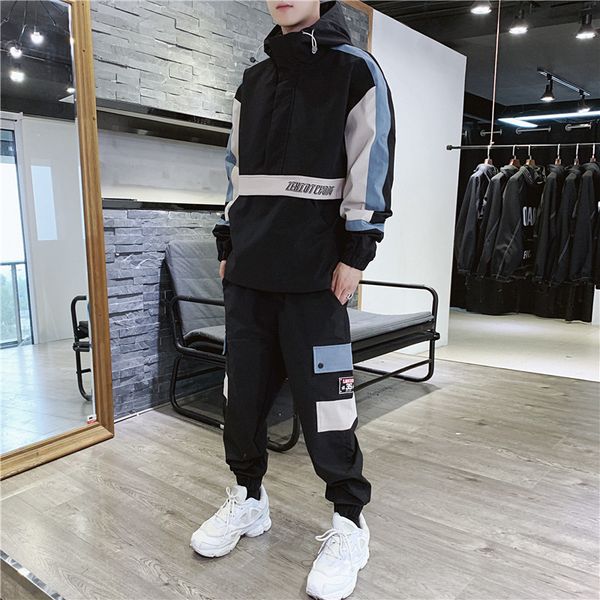 new zipper jacket sports 2 piece sets men's sportswear long sleeved basketball jogging men's running clothes, Gray
new zipper jacket sports 2 piece sets men's sportswear long sleeved basketball jogging men's running clothes, Gray