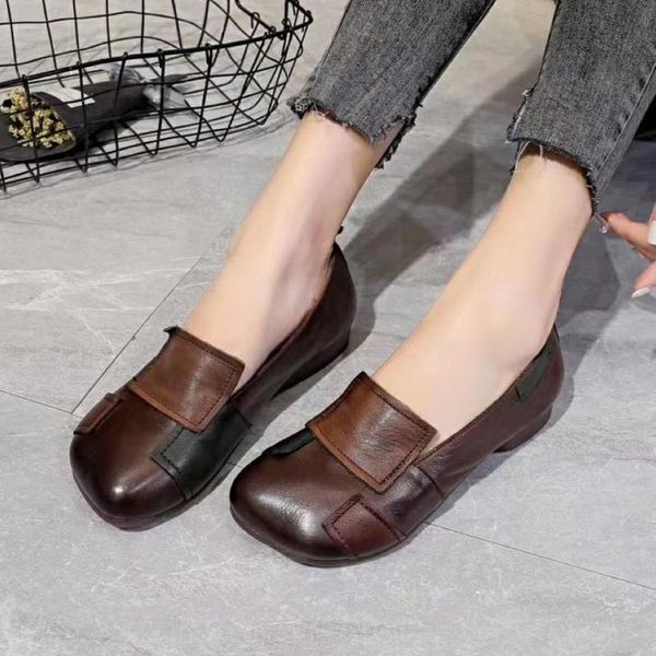 yourseason spring autumn women's slip on flats genuine leather mixed colors casual round toe ladies shallow retro shoes 2020, Black
yourseason spring autumn women's slip on flats genuine leather mixed colors casual round toe ladies shallow retro shoes 2020, Black