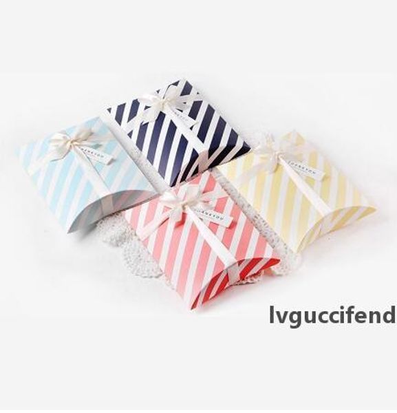 50pcs/lot colorful striped printed pillow box chocolate candy packaging boxes gift box for wedding baby shower supplies
50pcs/lot colorful striped printed pillow box chocolate candy packaging boxes gift box for wedding baby shower supplies