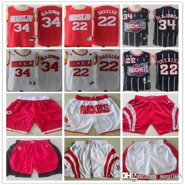 mens houston rockets 34 hakeem olajuwon 22 clyde drexler red white basketball shorts basketball jerseys, Black;red
mens houston rockets 34 hakeem olajuwon 22 clyde drexler red white basketball shorts basketball jerseys, Black;red