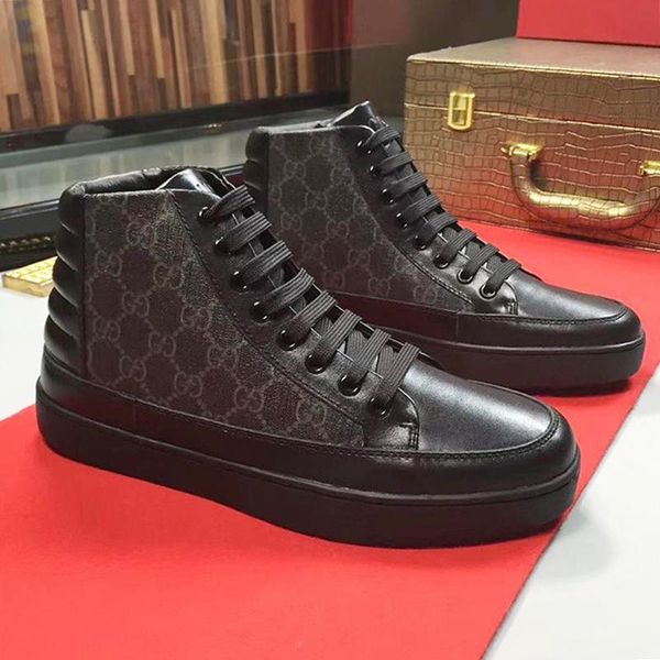 new arrival men 's high sneaker sports mens shoes fashion design footwears lace -up plus size luxury men shoes scarpe sportive da, Black
new arrival men 's high sneaker sports mens shoes fashion design footwears lace -up plus size luxury men shoes scarpe sportive da, Black