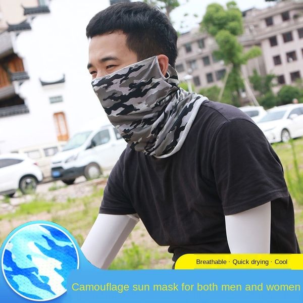 ice silk sunscreen cycling men's and women's facial maskbicycle mask camouflage mask full face-covering fishing neck cover, Black
ice silk sunscreen cycling men's and women's facial maskbicycle mask camouflage mask full face-covering fishing neck cover, Black