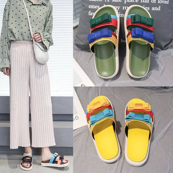 women's 2020 summer new online celebrity bowknot and slippers sandals outdoor sandals fashion color matchingbottom slippers
women's 2020 summer new online celebrity bowknot and slippers sandals outdoor sandals fashion color matchingbottom slippers