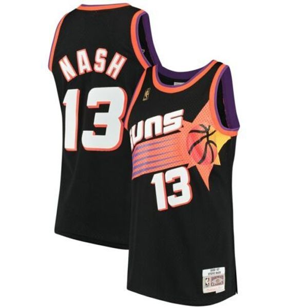 steve nash #13 mitchell & ness black 1996-97 jersey throwbacks vest stitched basketball jerseys, Gray
steve nash #13 mitchell & ness black 1996-97 jersey throwbacks vest stitched basketball jerseys, Gray