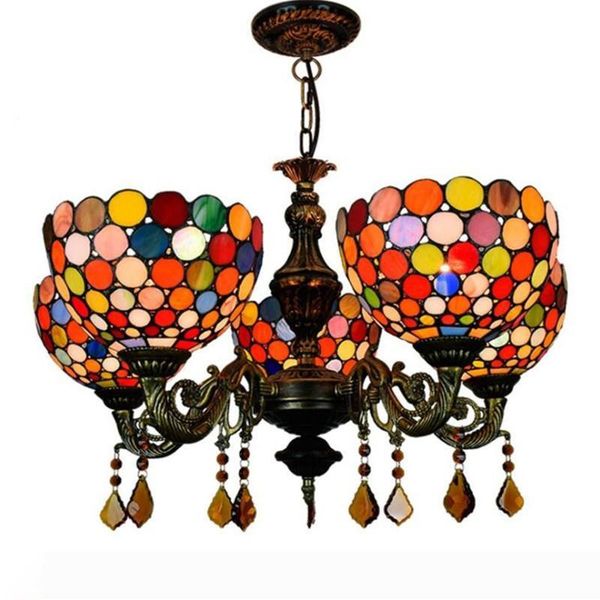 tiffany baroque style chandelier light, blue stained glass lamp shade 5 lights pendant light highlights for living room bedroom l tf008
tiffany baroque style chandelier light, blue stained glass lamp shade 5 lights pendant light highlights for living room bedroom l tf008
