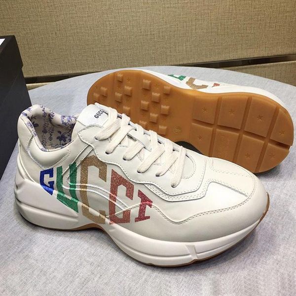 2020 fashion men shoes rhyton leather sneaker mens shoes rubber sole scarpe da uomo fashion sneakers vintage design mens shoes luxury gc3365
2020 fashion men shoes rhyton leather sneaker mens shoes rubber sole scarpe da uomo fashion sneakers vintage design mens shoes luxury gc3365
