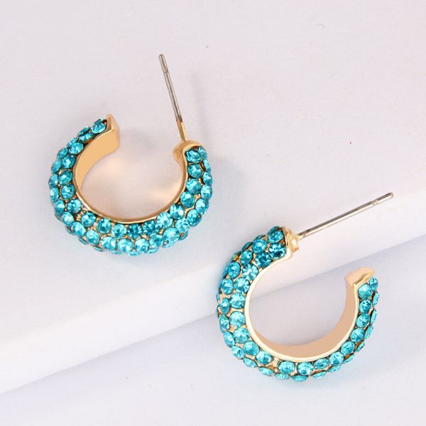 fahshion round gold mini stud earrings colorful c-shaped rhinestones copper earring bridal party jewelry for women j55, Golden;silver
fahshion round gold mini stud earrings colorful c-shaped rhinestones copper earring bridal party jewelry for women j55, Golden;silver