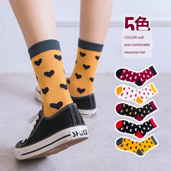 autumn mid-calf children sockschildren's cotton socks'sstyle korean style cute student cotton socks heart socks children, Pink;yellow
autumn mid-calf children sockschildren's cotton socks'sstyle korean style cute student cotton socks heart socks children, Pink;yellow