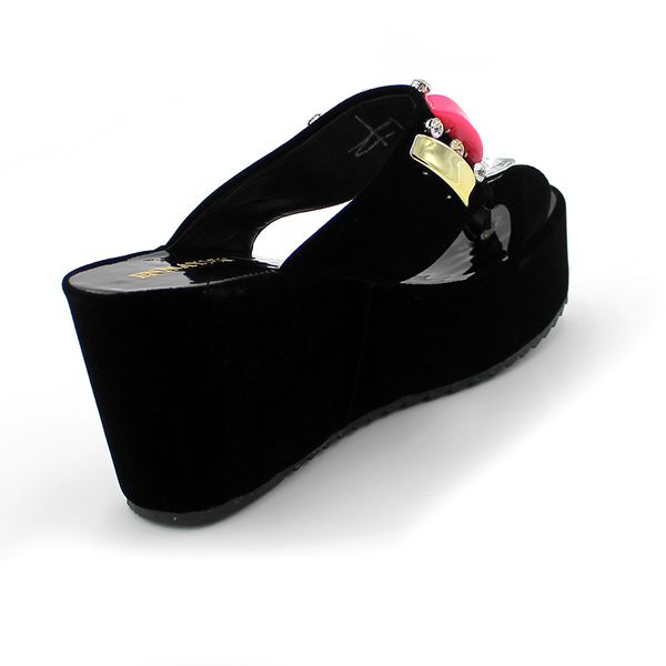 enmayer size 34-43 fashion cutout wedge heels platform open toe summer shoes flip flops chic women sandals y200620, Black
enmayer size 34-43 fashion cutout wedge heels platform open toe summer shoes flip flops chic women sandals y200620, Black