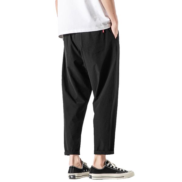 men's pants joggers men solid harem summer fitness casual ankle-length mens trousers streetwear slim male, Black
men's pants joggers men solid harem summer fitness casual ankle-length mens trousers streetwear slim male, Black