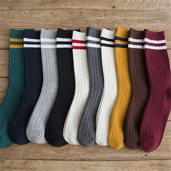 new stacked cotton and women's two bars double needlesstyle middle tube women's socks cotton socks, Pink;yellow
new stacked cotton and women's two bars double needlesstyle middle tube women's socks cotton socks, Pink;yellow