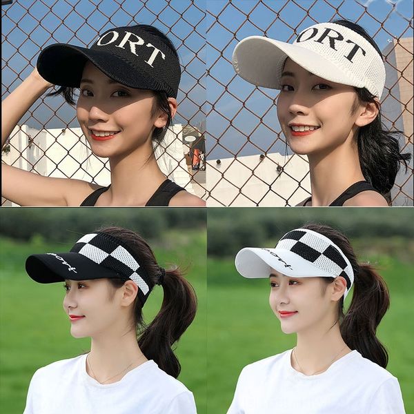 new plaid empty women's shade outdoor sports sun knitted travel sun hat outdoor sports hat tide, Blue;gray
new plaid empty women's shade outdoor sports sun knitted travel sun hat outdoor sports hat tide, Blue;gray