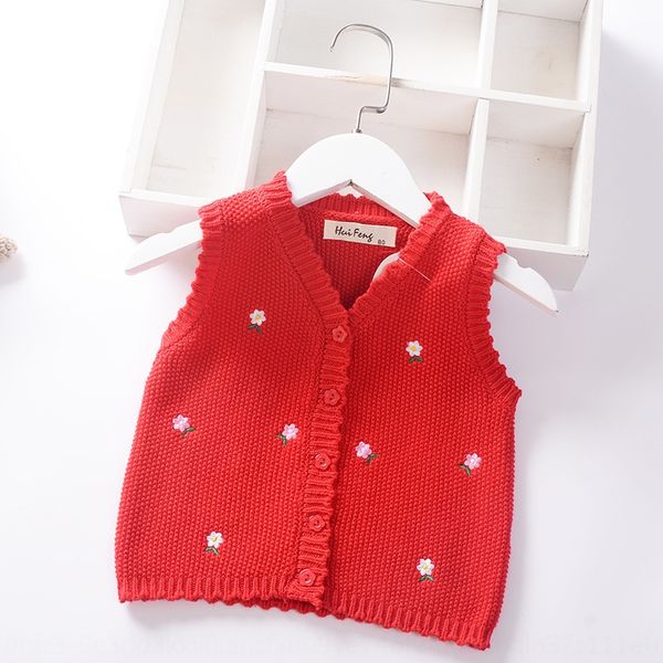 girls' vest sweater 2020 autumn new baby children's v-neck embroidered flower children's korean style vest sweater fashion, Blue
girls' vest sweater 2020 autumn new baby children's v-neck embroidered flower children's korean style vest sweater fashion, Blue