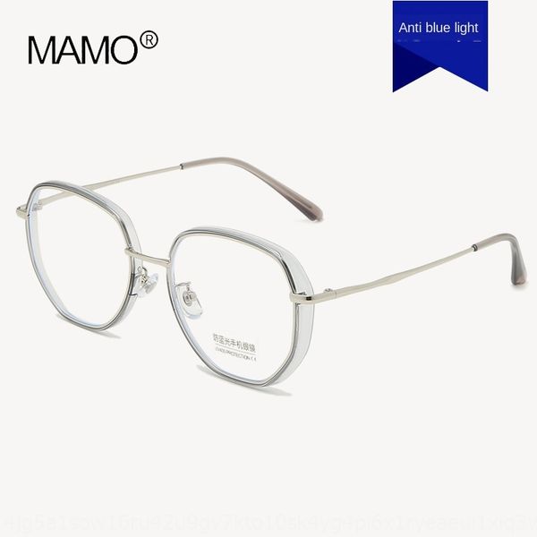 0hlba s11562 irregular polygon tr metal mixed plain goggles glasses students' mobile phone anti-blue ray goggles can be equipped with g, Silver
0hlba s11562 irregular polygon tr metal mixed plain goggles glasses students' mobile phone anti-blue ray goggles can be equipped with g, Silver