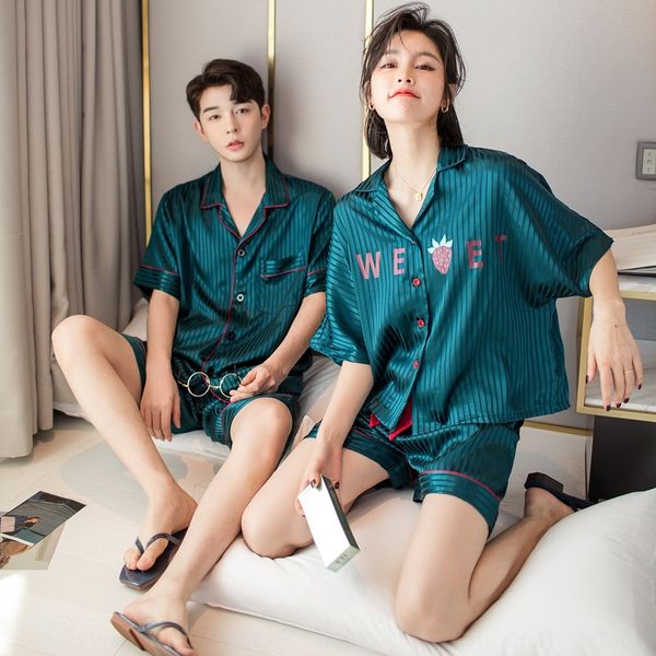 jymyx kaolan clothes home furnishing clothing summer new korean style casual plus fat large size couple's pajamas suit ice silk cute ho, Blue;red
jymyx kaolan clothes home furnishing clothing summer new korean style casual plus fat large size couple's pajamas suit ice silk cute ho, Blue;red