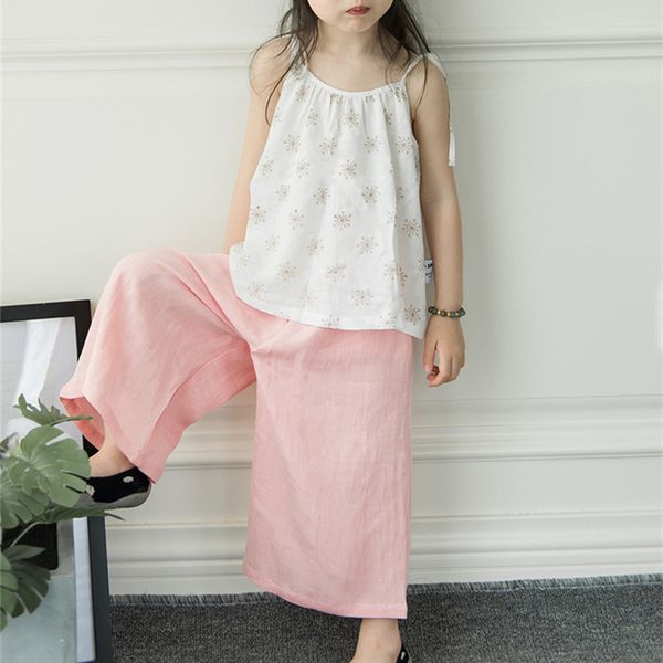 clothing sets tonytaobaby summer wear style baby girls two-piece set sleeveless loose pants pure cotton, White
clothing sets tonytaobaby summer wear style baby girls two-piece set sleeveless loose pants pure cotton, White
