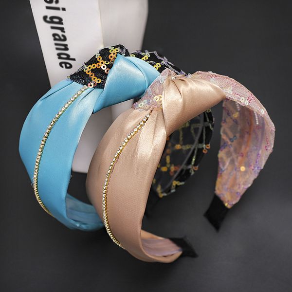 кристалл мода широкого оголовья vintage женский лоскутные блестящей sequin волосы обруч крест узел лук hairband
кристалл мода широкого оголовья vintage женский лоскутные блестящей sequin волосы обруч крест узел лук hairband
