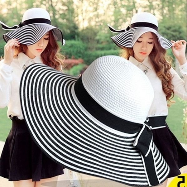 xiaoxiang mingyuan holiday striped female bowknot straw black and white straw toque butterfly female hat tourism sunshade beach hat, Blue;gray
xiaoxiang mingyuan holiday striped female bowknot straw black and white straw toque butterfly female hat tourism sunshade beach hat, Blue;gray