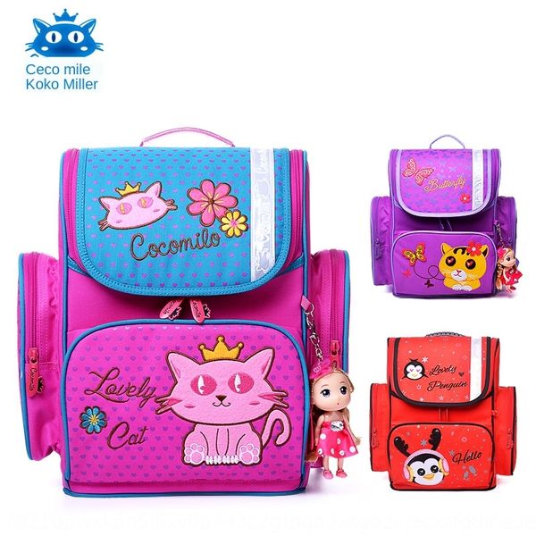 corco miller's new schoolbag for primary school students 1 grade 2 and grade 3 schoolbag girls' backpack for children is light 
corco miller's new schoolbag for primary school students 1 grade 2 and grade 3 schoolbag girls' backpack for children is light