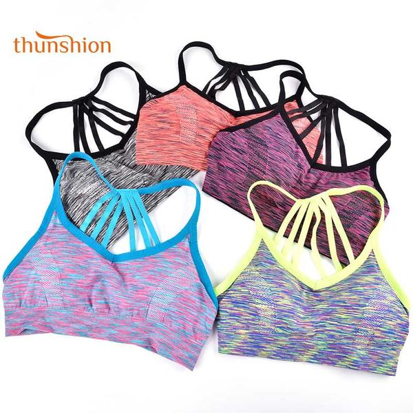 thunshion quick dry sports bra breathable anti-sweat crop fitness underwear backless full cup nylon stretch strap easy clean, White;black
thunshion quick dry sports bra breathable anti-sweat crop fitness underwear backless full cup nylon stretch strap easy clean, White;black