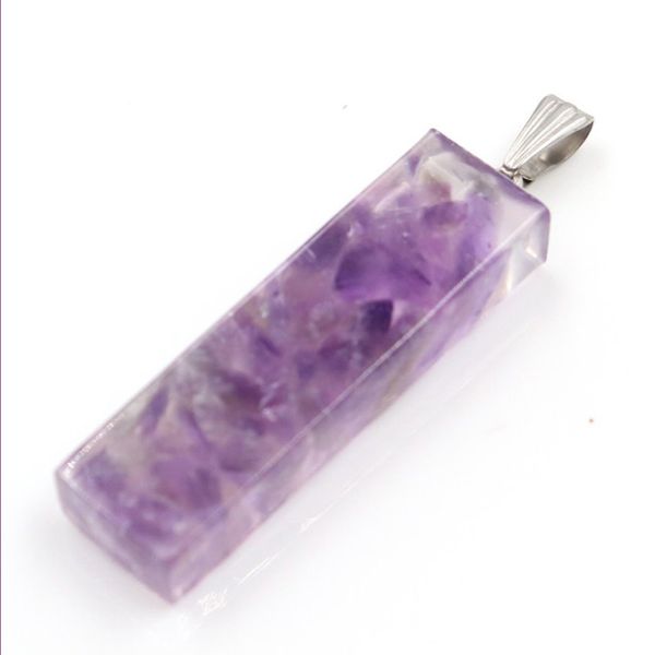 10 pcs silver plated rectangle shape fluorite stone and resin pendant amethyst crystal for gift jewelry
10 pcs silver plated rectangle shape fluorite stone and resin pendant amethyst crystal for gift jewelry