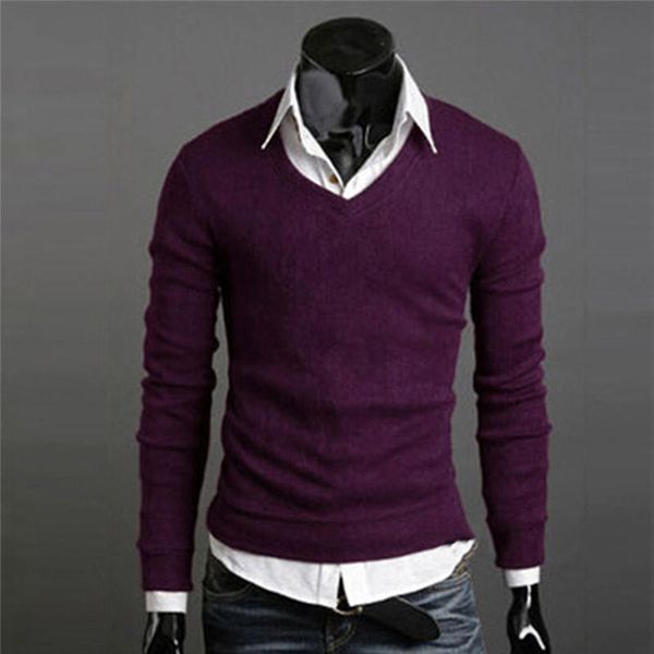 new men sweater jumpers pullover plush v neck basis solid color mens winter casual dress 449, White;black
new men sweater jumpers pullover plush v neck basis solid color mens winter casual dress 449, White;black